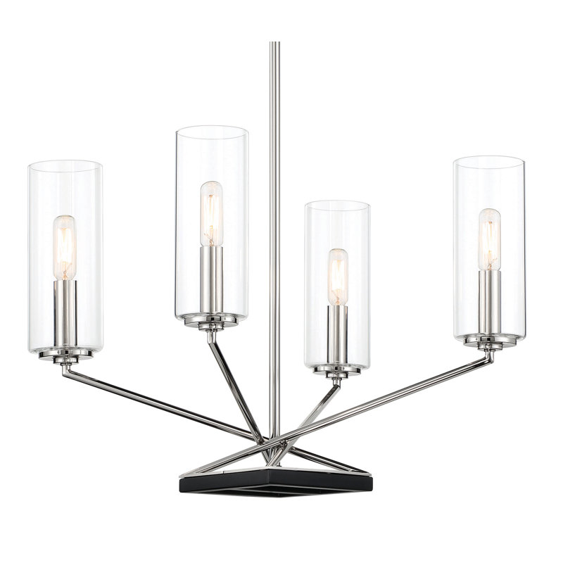 Gibsonton 4 - Light Dimmable Geometric Chandelier