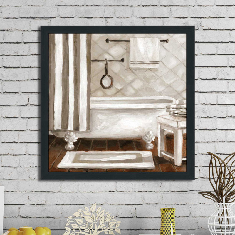 Soak Simplicity par Carol Robinson - reproduction de cadre photo, H 33,5 po x l 33,5 po x P 0,75 po
