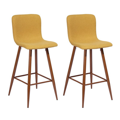 Frye Upholstered Counter Stool with Metal Frame