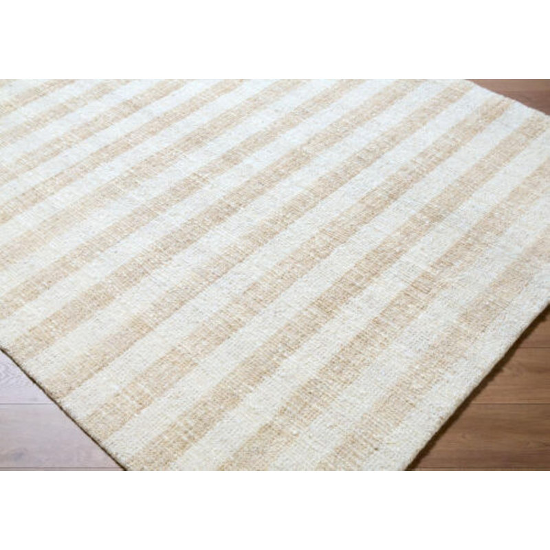 Toronto Handmade Wool Striped Area Rug, Rectangle 10' x 14'