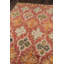 Tapis rouge / vert / ivoire en laine touffeté à la main Adrien-1350330700