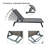 Outdoor Rust-Resistant Metal Chaise Lounge-1476404873