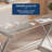 Modular L-Shaped Glass Steel Computer Desk