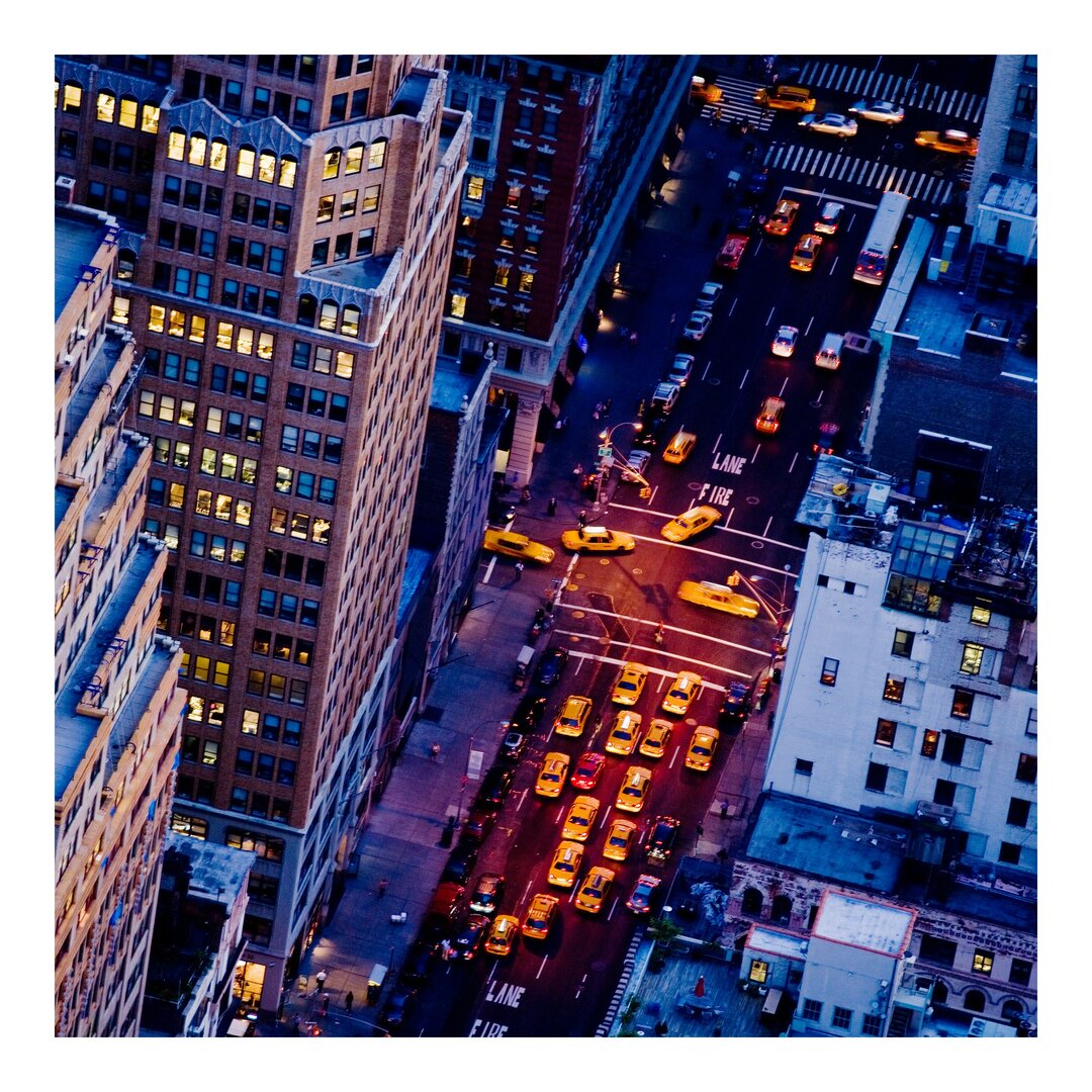 Tapete New York Manhattan Taxi Lights