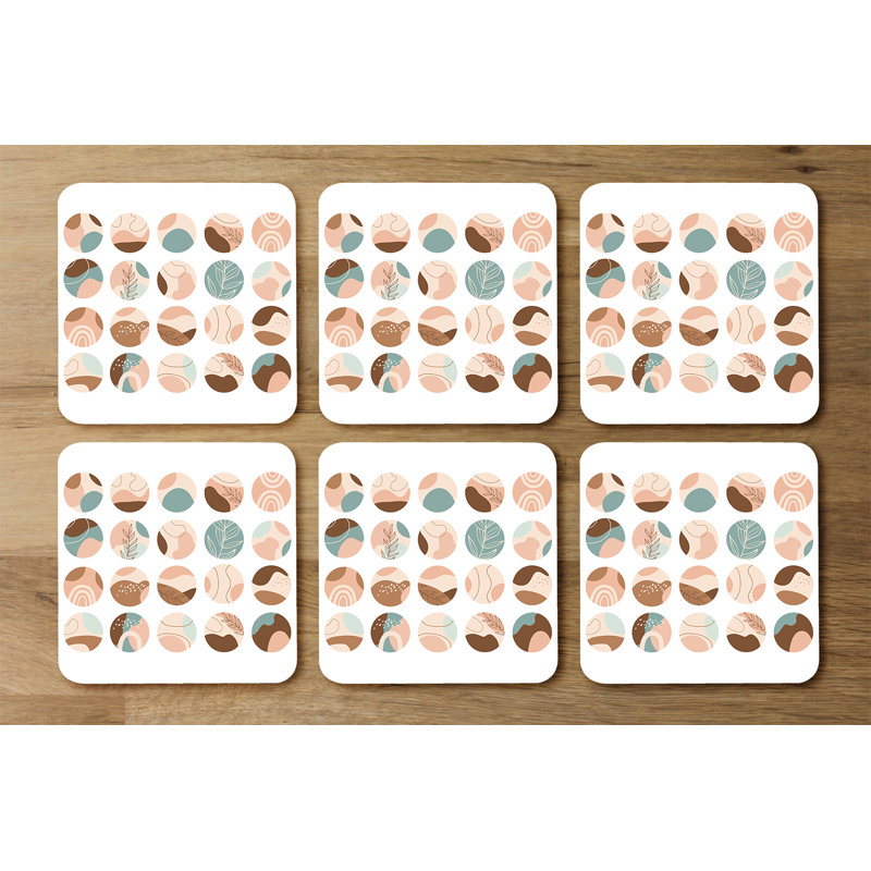 Driton Square 6 Piece Coaster Set