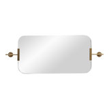 Madden Flat Metal Wall Mirror