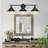 Balfor 3-Light Dimmable Matte Black Vanity Light