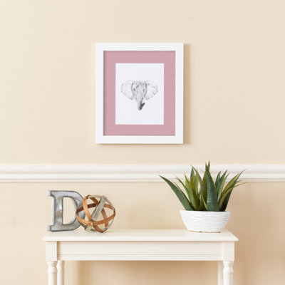 Cadre pour photo simple blanc mat 10 "x 20"