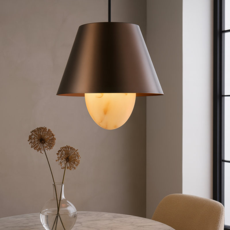 Rock On 4-Light Pendant - Brontourage/Matte Black