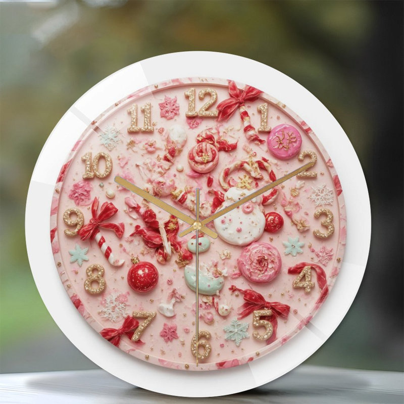 Horloge murale de Noël 12 po