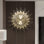 Horloge murale de luxe pour salon Horloge décorative silencieuse et minimaliste pour bureau à domicile