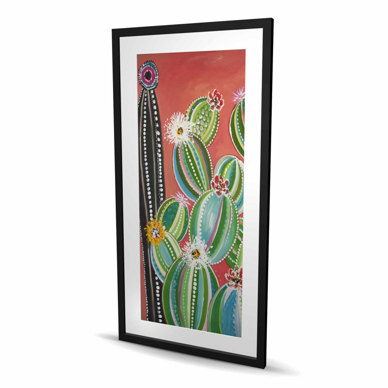 Rainbow cactus - Living Room Coral