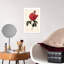 «Red Botanical III Elegant Realistic Vintage Rose Flower Nature», art mural-124291013