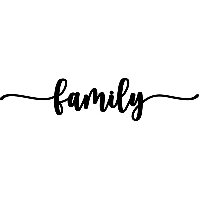 Décoration murale familiale «Family Sign Farmhouse», H 5,1 po x l 24 po x P 0,10 po