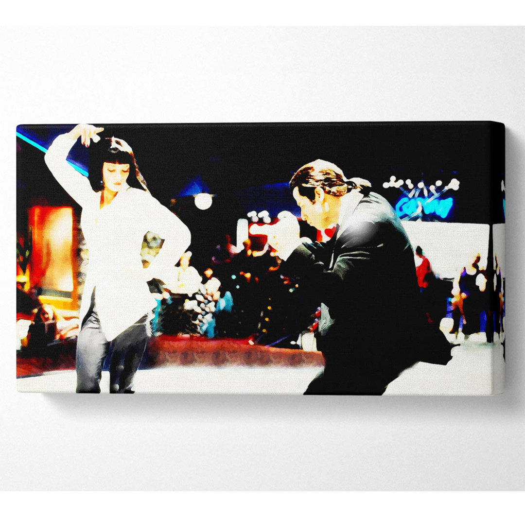 Pulp Fiction Dance Off Mia - Wrapped Canvas Kunstdrucke