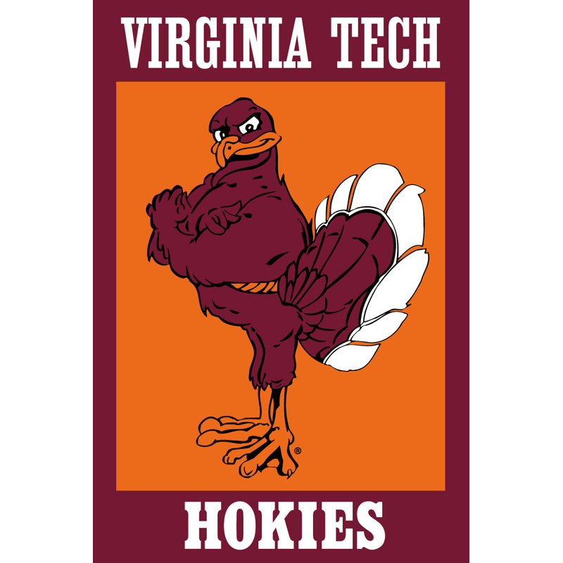 Drapeau de niche tech virginie, H 44 po x l 28 po, Virginia Tech