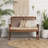 48'' Wide Rectangle Acacia Loveseat with Cushions-1216501097
