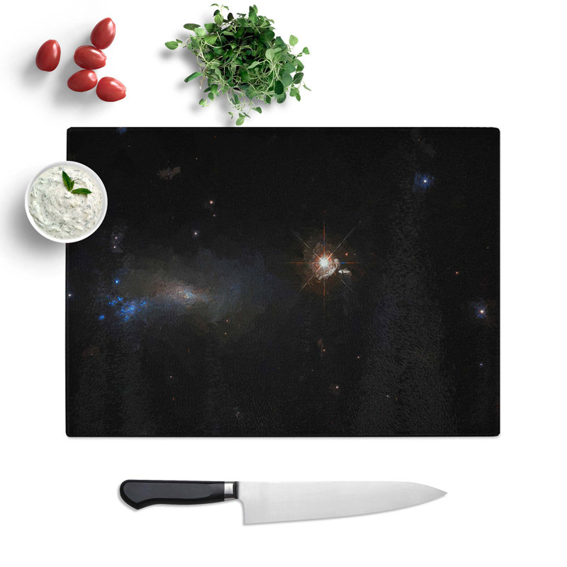 Tempered Glass out of Space Vol.4 Chopping Board, 39 cm W x 28.5 cm L