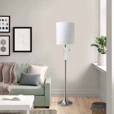 Topsham 63'' Task Floor Lamp with Outlet