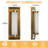 Brass Outdoor Wall Sconce, Dimmable LED 3000K Waterproof Wall Light Fixture, Dusk-to-Dawn Sensor-6473641