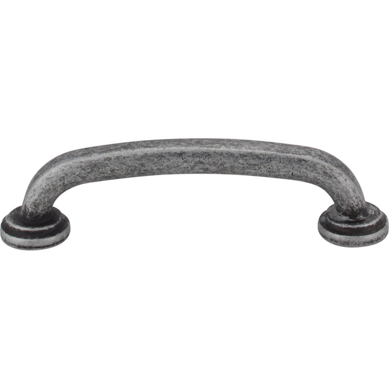 Bremen I Bar Pull, Distressed Antique Silver, 6 5/16"