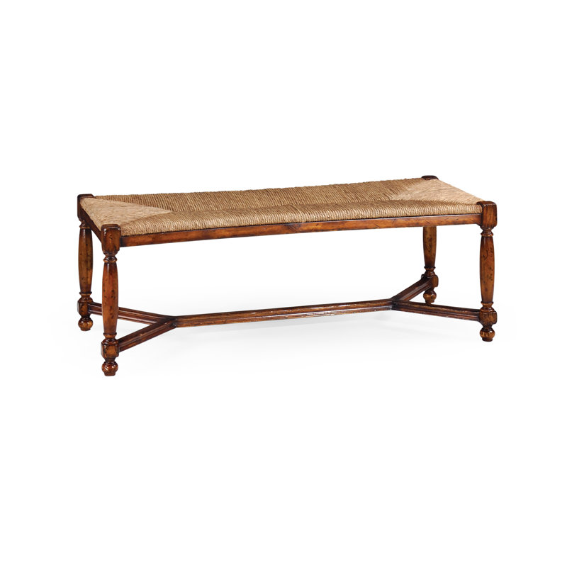 Country Farmhouse Solid Wood Bench