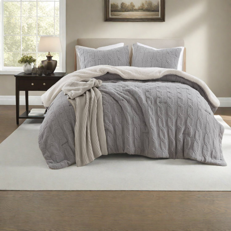 Ensembles de literie en chenille de luxe, conception en tricot torsadé, parfait pour la maison