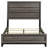Cabrillo Grey Oak Wood Full Panel Bed