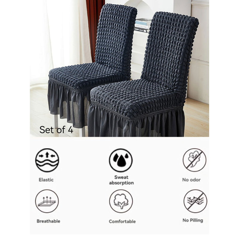 Housse pour chaise de salle à manger en polyester