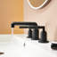 Widespread Brass Bathroom Faucet 3 Hole 2 Handle Bathroom Vanity Sink Faucet With Pop-Up Drain-112456111