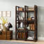 Clarksville 152.4cm H x 92cm W Metal Library Bookcase-1426904957
