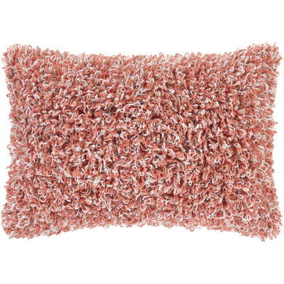 Merdo Textured Cotton Lumbar Pillow Cover in 14" x 20"