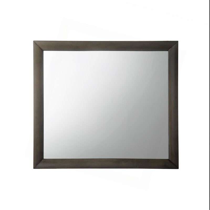 Miroir à finition chêne gris