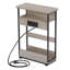 40cm W Metal Bedside Table-914059254