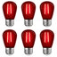 0.5 Watt S14 LED Colored String Light Bulb, E26/Medium (Standard) Base