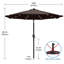 Parasol de marché éclairé Caerphilly-157318108-264100219