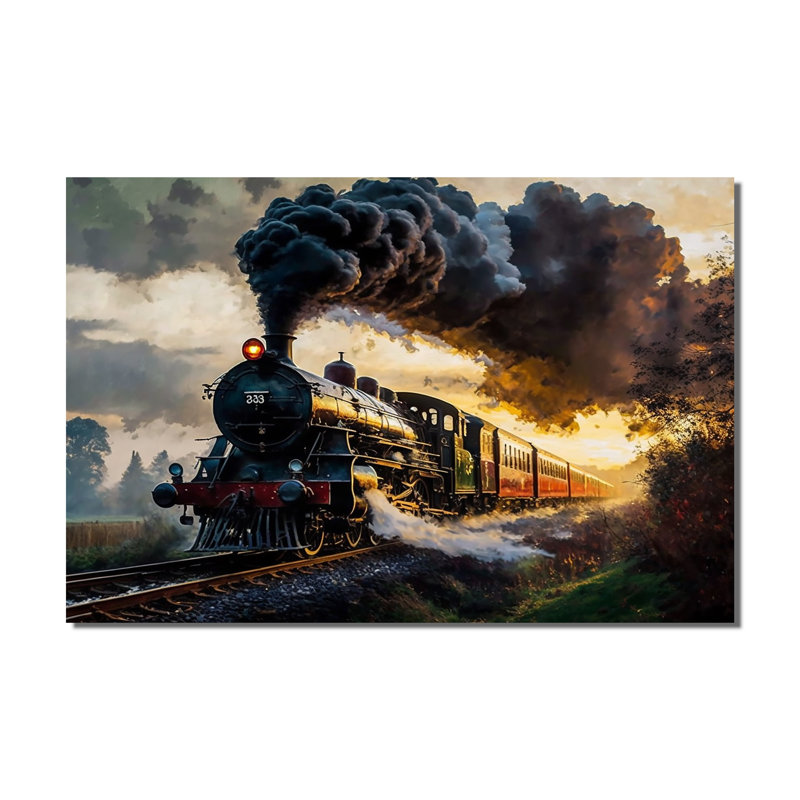 Train - Transportation Train Canvas Print