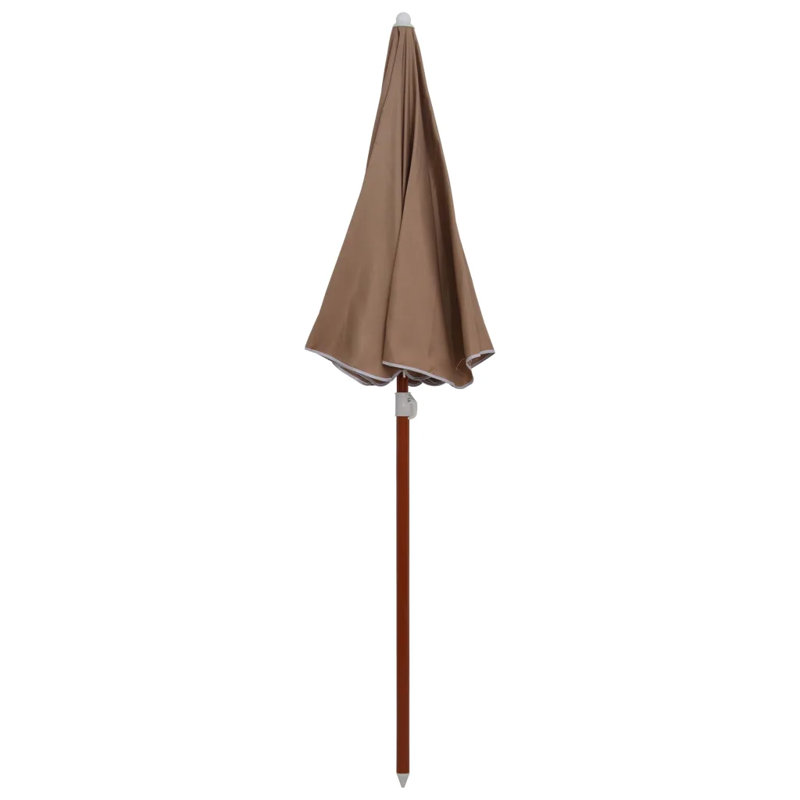Collin 180cm Beach Parasol, Taupe