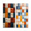 «Earth Tones Color Palette Tiles II», ensemble de 2 impressions sur toile abstraites-1318167941-1318167947