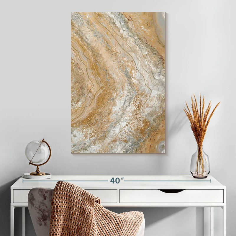 Avery Cool Earth Marble Abstract I, 30" H x 20" W