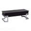 Table basse noire à plateau relevable avec cadre chromé-274944291
