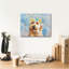 «Flower Crown Goldendoodle 5» par Furbaby Affiliates, art mural sur toile-1569559801