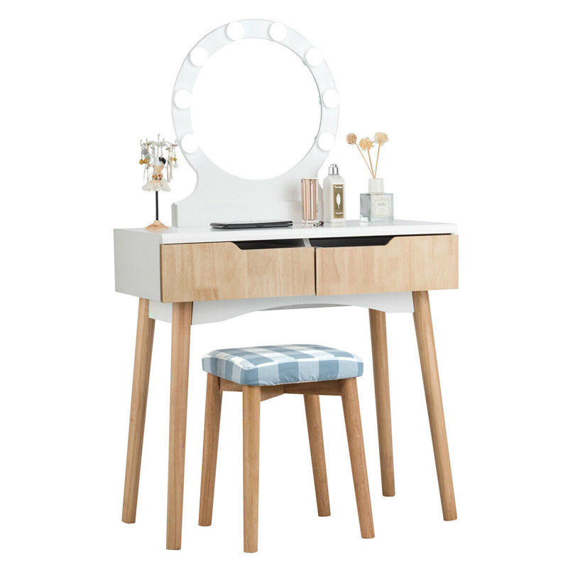Acle Dressing Table with Mirror