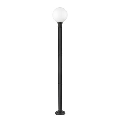 Lampadaire noir à 1 lumière de 89,5 po Arlonda