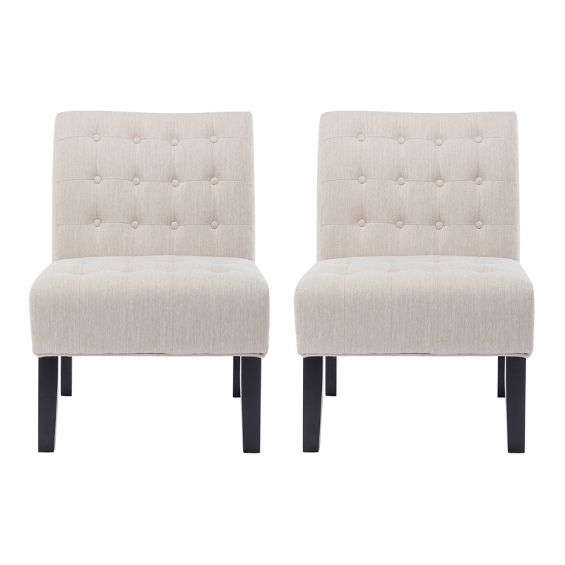 Ensemble de 2 chaises d'appoint Janine