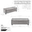 Banc de rangement rembourré en velours Muneeb-1805396117
