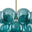 Lustre en grappe de verre bullé 1 lumière Art Deco-1272580510