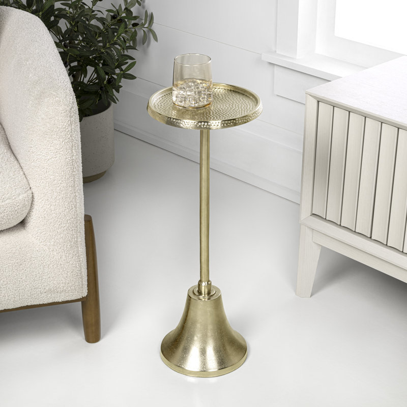 Table d'appoint Irida Modern, Doré