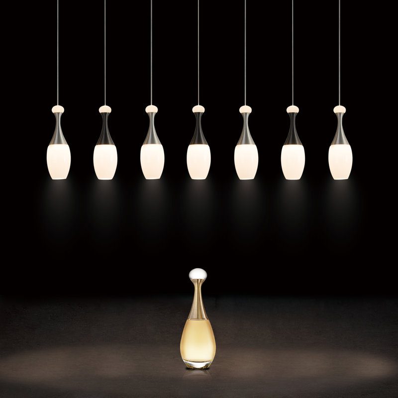 Luminaire suspendu en grappe à DEL 7 lumières pittenger
