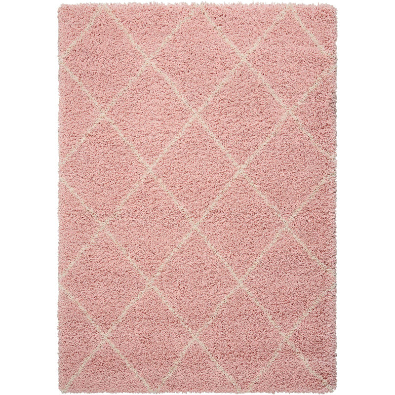 Tapis marocain à poils longs Rosetta, Rectangle 5 pi x 7 pi
